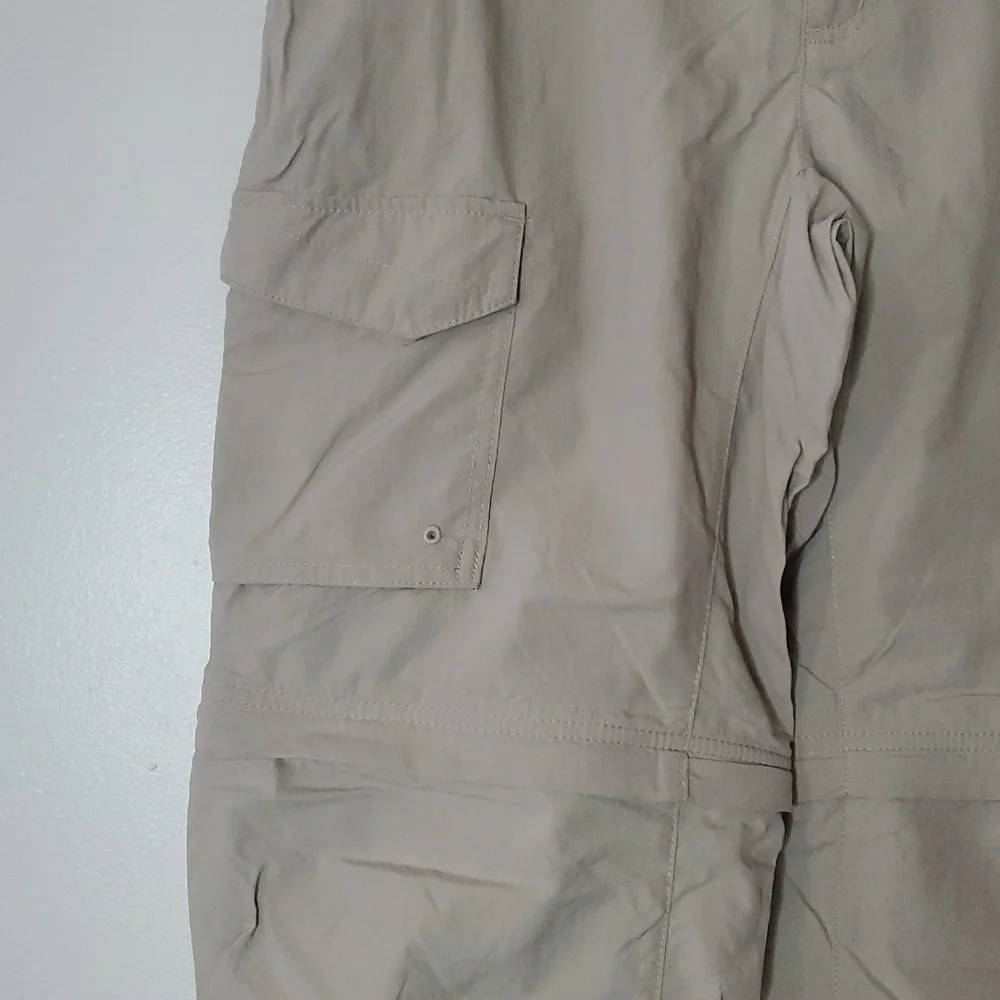 Womens Columbia Omni-Shade Sun Protection Convertible Hiking Pants Sz 8s